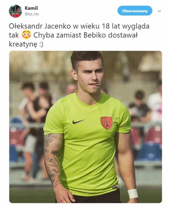 Wygląd 18-latka z Escoli Varsovia :D